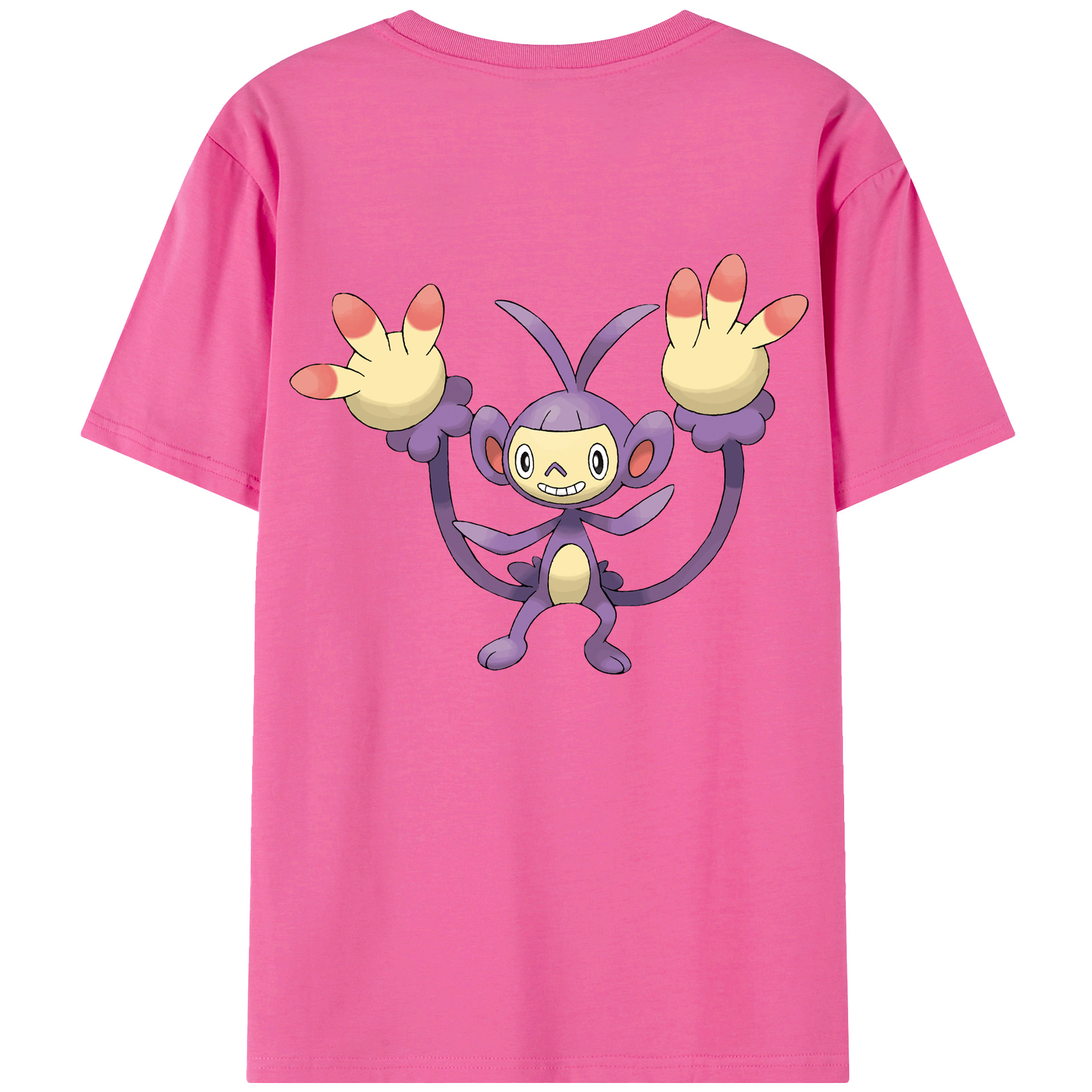 （画像用） ポケットモンスター Pokémon レディース半袖Tシャツ(バックプリント)